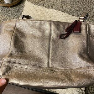 Coach vintage pebble grain leather bag